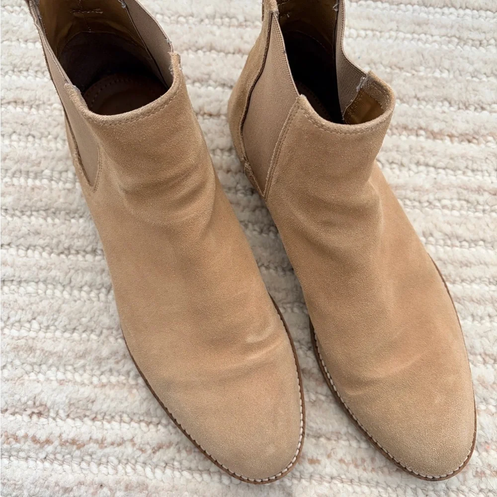 Men’s ZARA Tan Suede Chelsea‎ Boots